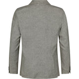 2Blind2C Faith Cotton Linen Blazer Suit Blazer Fitted GRN Green