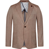 2Blind2C Faith Linen Stretch Blazer Suit Blazer Fitted ROST Rost
