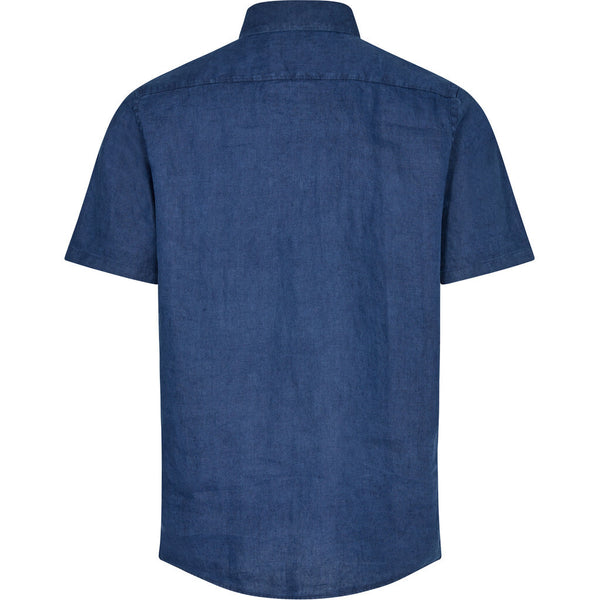 2Blind2C Franco Short Sleeve Linen Shirt Shirt SS Fitted IND Indigo