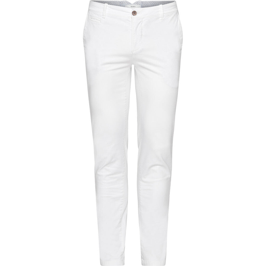 Pio Cotton Stretch Chino - WHT White – 2Blind2C