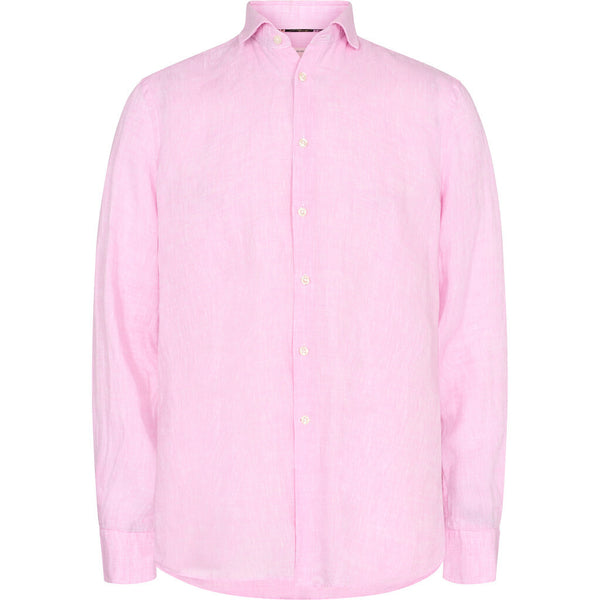 2Blind2C Felipe Linen Shirt Shirt LS Fitted PNK Pink