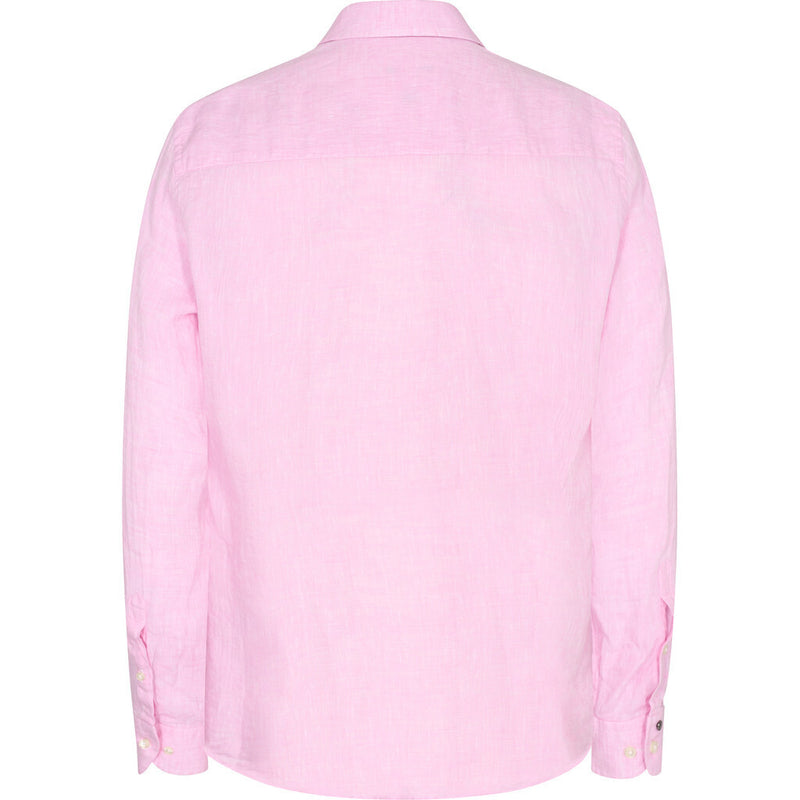 2Blind2C Felipe Fitted Linen Shirt Shirt LS Fitted PNK Pink