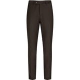 2Blind2C Flint Fitted Wool Suitpant Suit Pant Fitted BRW Brown