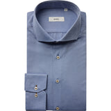2Blind2C Felipe Oxford Shirt Shirt LS Fitted BLU Blue