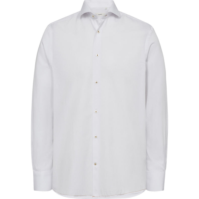 2Blind2C Felipe Fitted Oxford Shirt Shirt LS Fitted WHT White