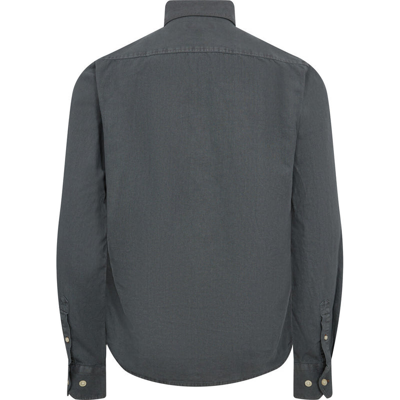 2Blind2C Franco Buttondown Linen Shirt Shirt LS Fitted DGR Dark Grey
