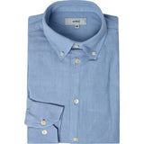 2Blind2C Franco Buttondown Linen Shirt Shirt LS Fitted LBL Light Blue