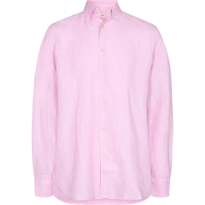 2Blind2C Franco Fitted Linen Shirt Shirt LS Fitted PNK Pink