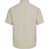 2Blind2C Franco Short Sleeve Linen Shirt Shirt SS Fitted BGE Beige