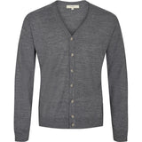 2Blind2C Kriva Merino Cardigan Knitwear MGR Mid Grey