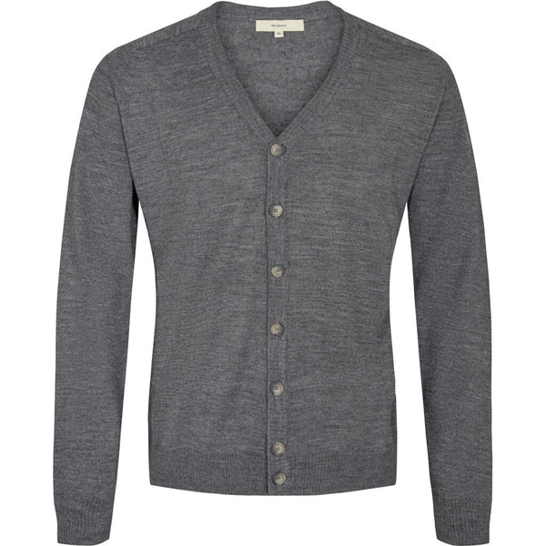 2Blind2C Kriva Merino Cardigan Knitwear MGR Mid Grey