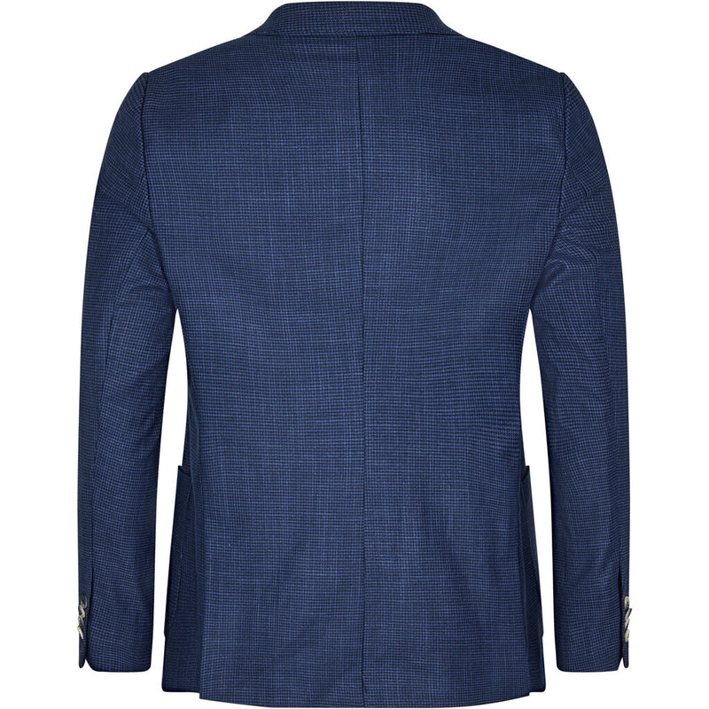 2Blind2C Saint Pepita Check Suit Blazer Suit Blazer Fitted NAV Navy