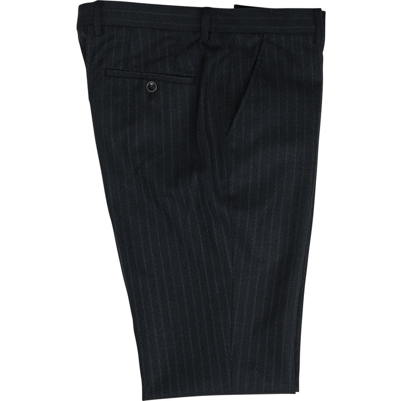 Shaw Chalk Stripe Wool Slim Fit Pants - NAV Navy