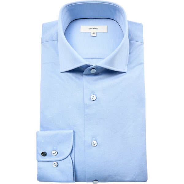 2Blind2C Steve Jersey Shirt Shirt LS Slim LBL Light Blue