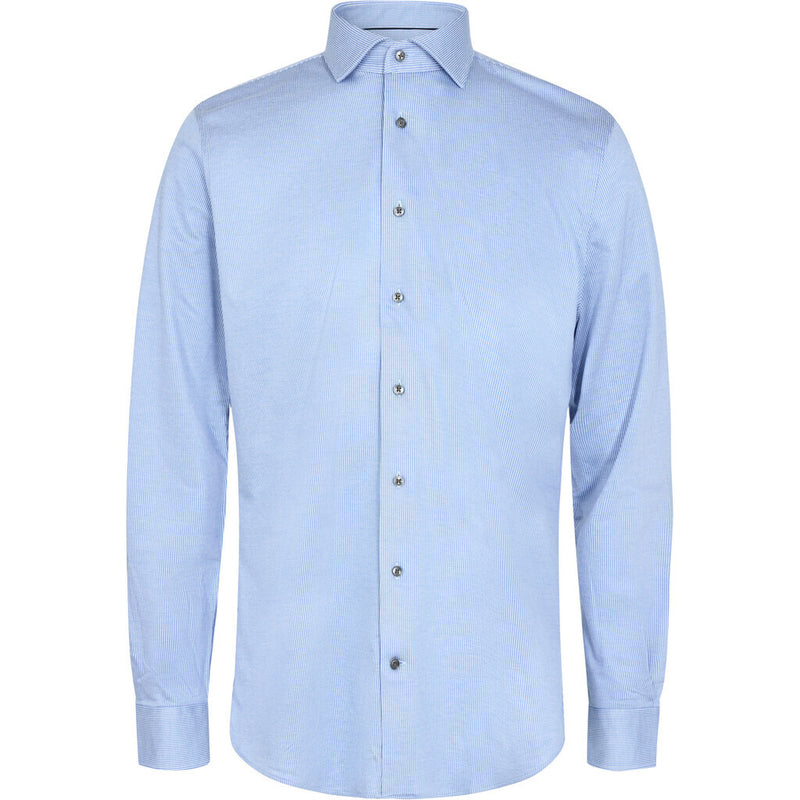 2Blind2C Steve Stripe Jersey Shirt Shirt LS Slim LBL Light Blue