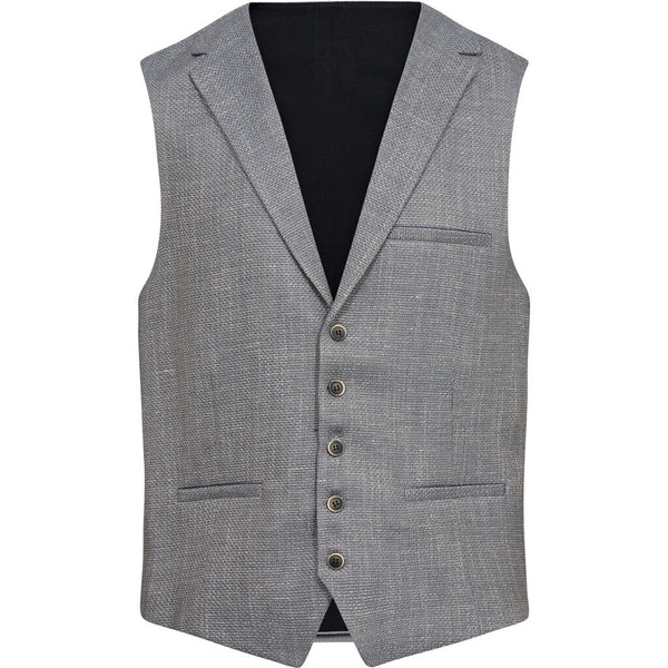 2Blind2C Wade Structure Waistcoat Vest BLU Blue