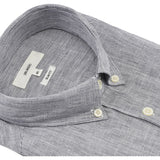 2Blind2C Francesco Stripe Half Button Shirt Shirt LS Fitted NAV Navy