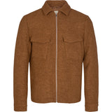 2Blind2C Javon Boiled Wool Shirt Jacket Jacket BGE Beige