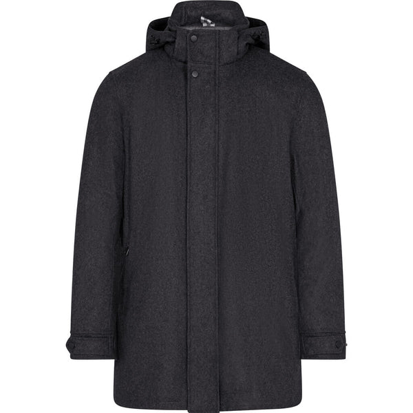 2Blind2C Jovan Wool Long Jacket Coat DGR Dark Grey