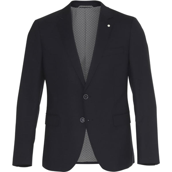 2Blind2C Shelton Wool Slim Blazer Suit Blazer Slim NAV Navy