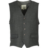 2Blind2C Wesley Structure Wool Vest Suit Vest DGR Dark Grey
